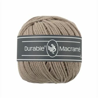 Durable Macram&eacute; 100 gram taupe