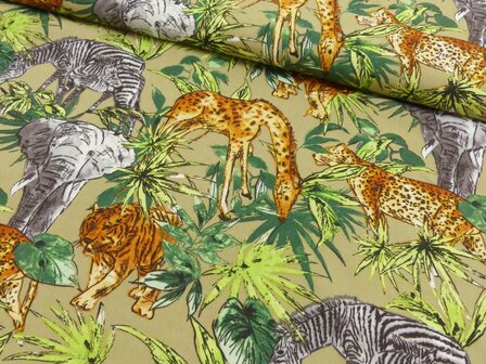 Viscose Jungle Dieren