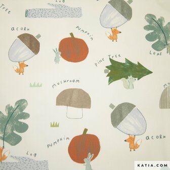 Raincoat PU print Winter Harvest