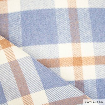 Plaid Big Flannel Lavender &amp; Coffee