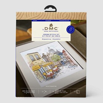 DMC Kruissteek kit Montmartre 23x21cm