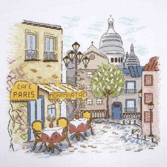 DMC Kruissteek kit Montmartre 23x21cm