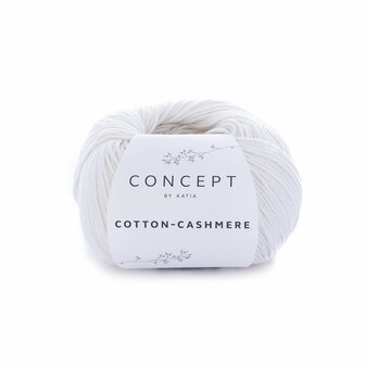 Cotton cashmere 52 wit