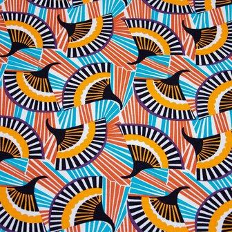 Jersey Viscose Print Africa Palm