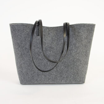 Recycled Felt Pearl Dark Graphite Grey