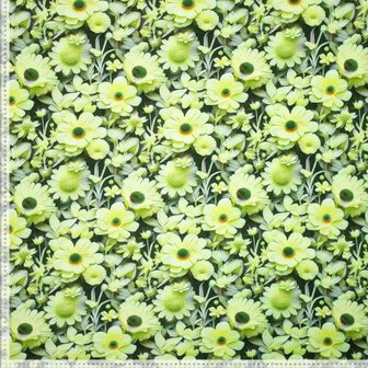 Sarah 3D Flowers groen