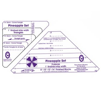 1 1/4 inch pineapple ruler