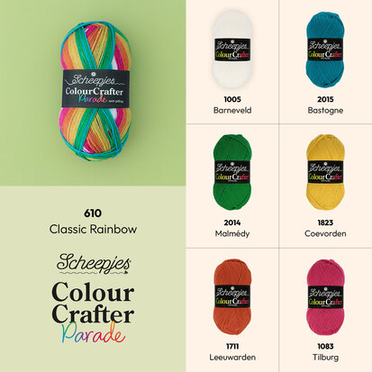 Scheepjes Colour Crafter Parade -  610 Classic Rainbow