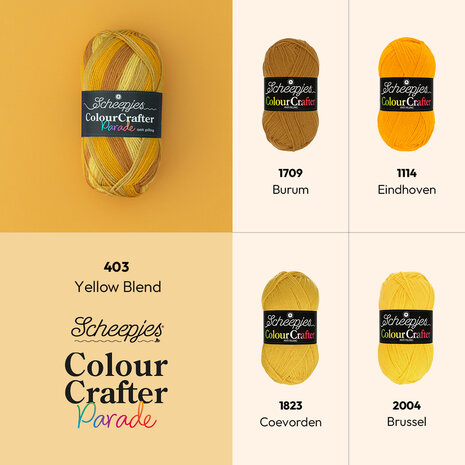 Scheepjes Colour Crafter Parade -  403 Yellow Blend