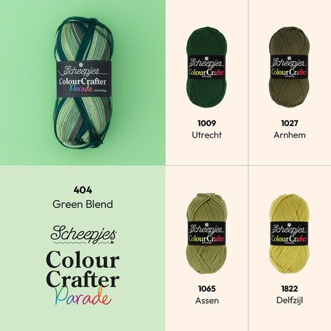 Scheepjes Colour Crafter Parade -  404 Green Blend