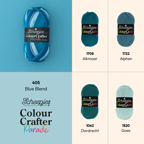 Scheepjes Colour Crafter Parade -  405 Blue Blend