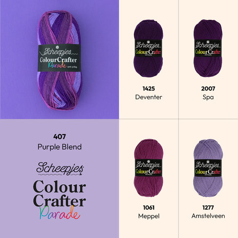 Scheepjes Colour Crafter Parade -  406 Pink Blend