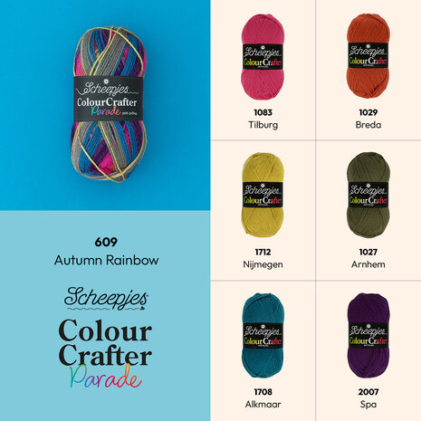 Scheepjes Colour Crafter Parade -  609 Autumn Rainbow