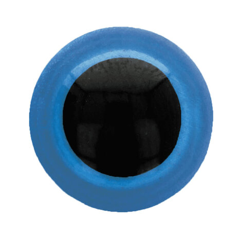 Dierenogen - veiligheidsogen tweekleurig 16mm blauw