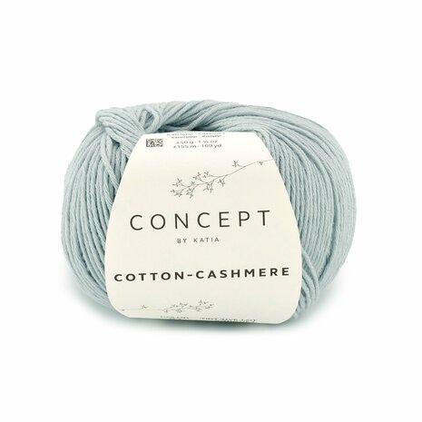 Cotton cashmere 93 Licht blauw