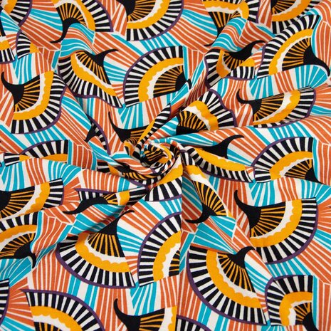 Jersey Viscose Print Africa Palm