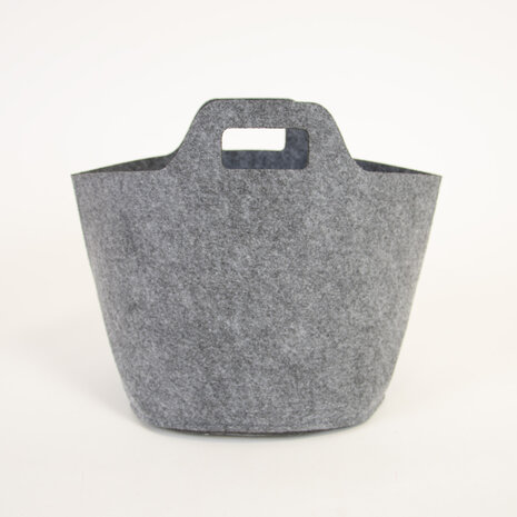 Recycled Felt Pearl Dark Graphite Grey