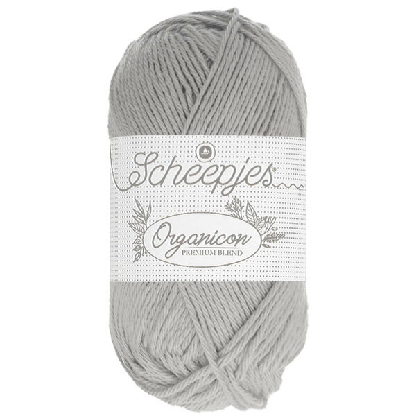 Scheepjes Organicon 50g - 203 Frosted Silver