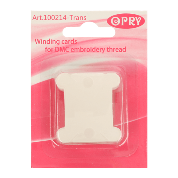 Opry Wikkelkaarten plastic transparant