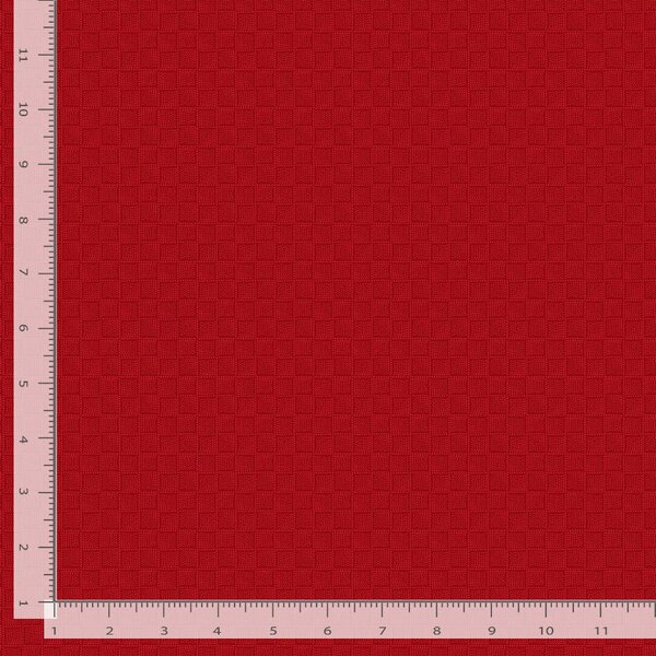 Garden Redwork Block CD5141 Red