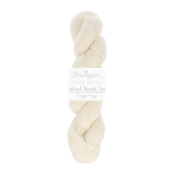 Nakid S. Undyed Sock Yarn Fingering