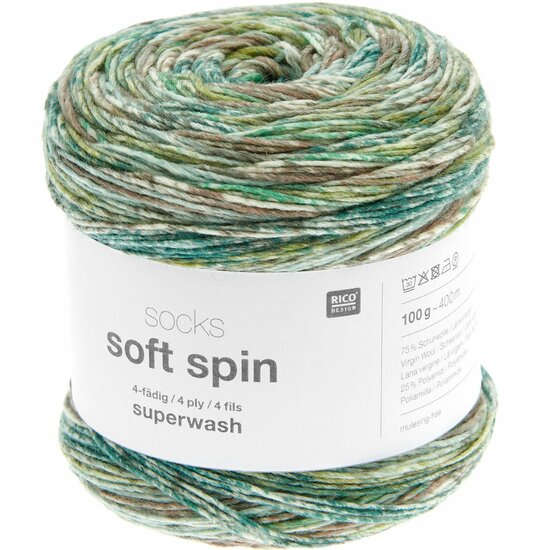 Socks Soft Spin Forest Green