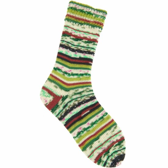 Socks Neon Fair Isle Forest