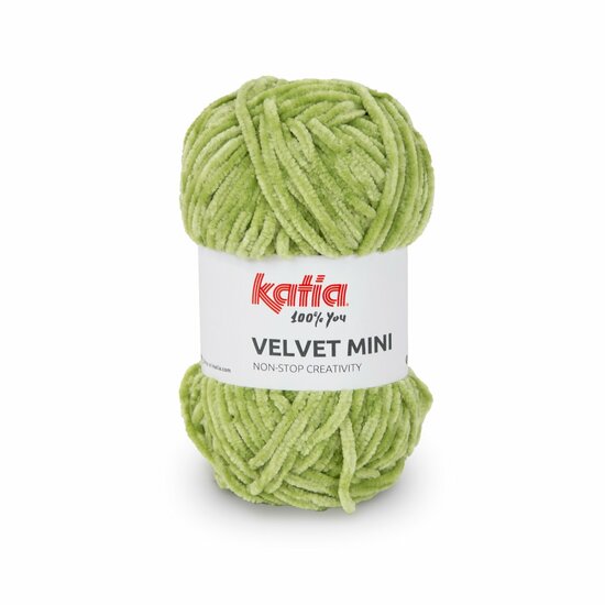 Chenille Garen Velvet Mini 206 Gras Groen