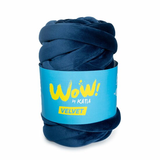 Wow velvet 505 Donker Blauw