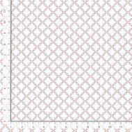 Garden Redwork Geo Dotted Circle CD3104 White