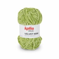 Chenille Garen Velvet Mini 206 Gras Groen